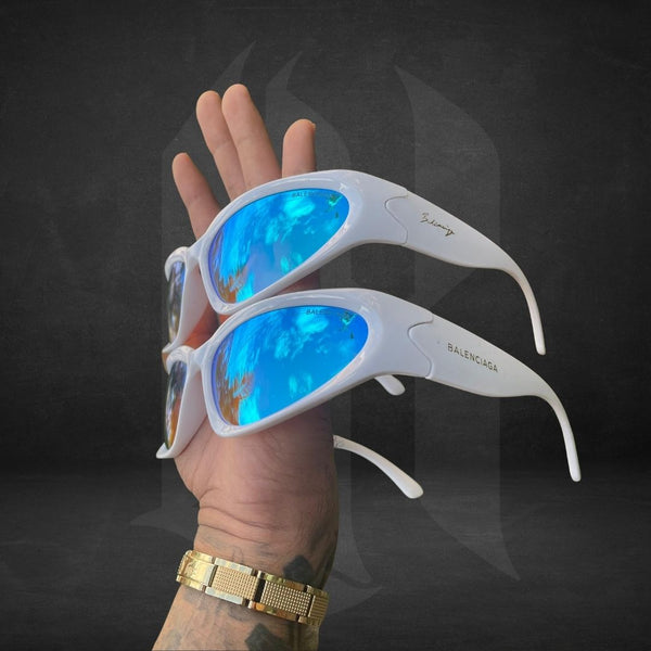 LENTES DE SOL (BLG) WHITE PRIZM