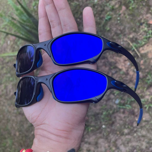 JULIET CARBON NEON BLUE