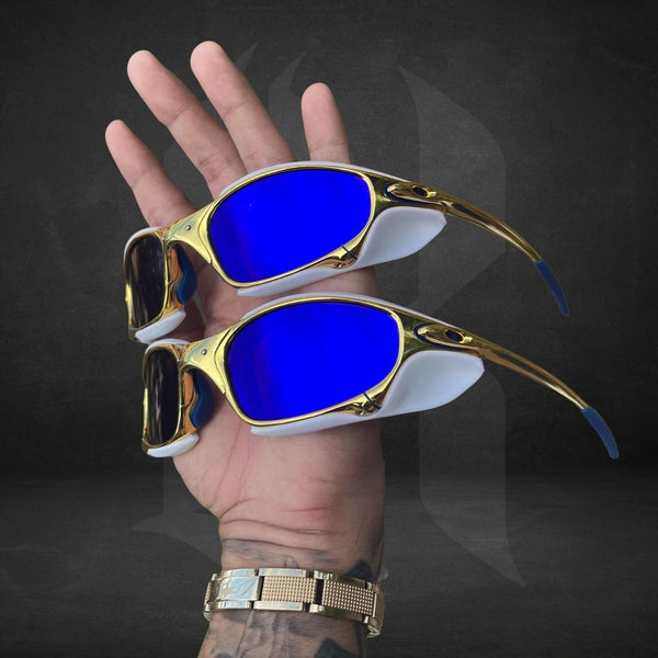 JULIET CYCLOPE GOLD NEON BLUE